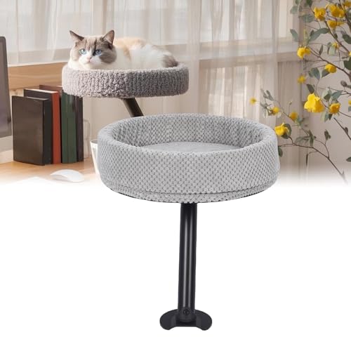 GLOGLOW Schreibtisch Montierte Katzenhängematte, Hochkraft Eisen Bequemer Desktop -Anhang Cat Barch mit Einstellbarer Befestigungsmechanismus Kätzchen Möbel für Büro GLOGLOW Schreibtisch Montierte Katzenhängematte, Hochkraft Eisen Bequemer Desktop -Anhang Cat Barch mit Einstellbarer Befestigungsmechanismus Kätzchen Möbel für Büro von GLOGLOW