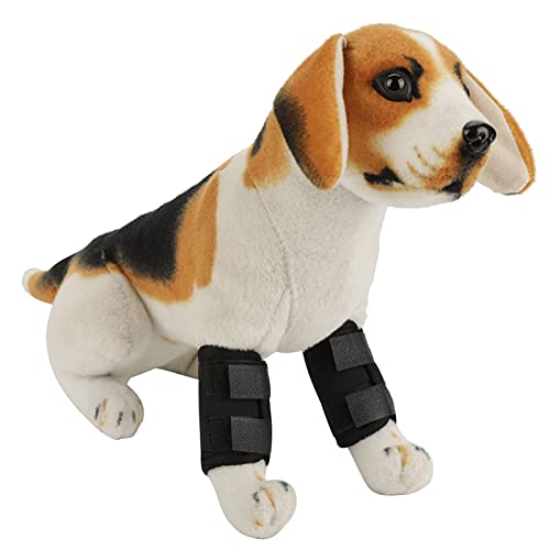 GLOGLOW Schutzausrüstung für die Gesundheit des Hundes, Gesundheitsbedarf, Hüft- und Gelenkpflege, Beinstütze, Knieschutz, Verband für Chirurgische Verletzungen bei Haustieren, 1 Paar von GLOGLOW