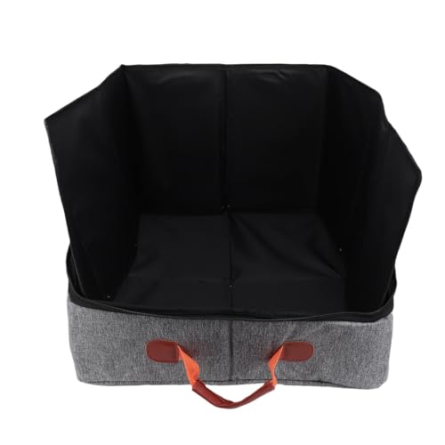 GLOGLOW Tragbare Reisetasch Achtel, Langlebige, Geräumige, Exquisite Handwerks Kunst, Zusammen Klappbare Katzenstreu Box für Auto-Reise-Hotle Bleibt Camping von GLOGLOW
