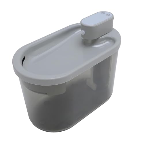 Haustierwasserspender, Katzenwasserbrunnen mit Drahtloser Ladung Sauberes Wasser Design Auto Kompakt Stille Haustierwasserspender für Hunde (GLOGLOWmx2zri5yb7-11) von GLOGLOW