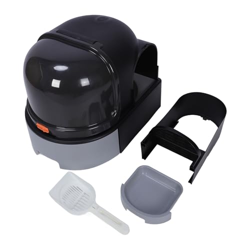 GLOGLOW Katzenstreubox, Praktische Vollständig Geschlossene Geräumige Katzenrückschachtel mit Schubladen -Geruchisolationskontrolle Antislip Large Kitty Toilette mit Gehweg für Home von GLOGLOW