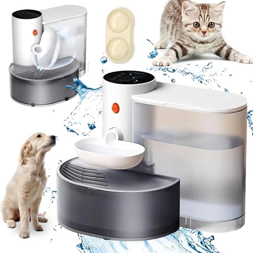 Smart Pet Wasserbrunnen Ohne Filter, Klyzor Automatischer Haustier Wasserbrunnen, Smart Wasserbrunnen für Katze und Hunde, Smart Cat Wasserbrunnen, Automatischer Haustier Wasserspender Ultra Silent Smart Pet Wasserbrunnen Ohne Filter, Klyzor Automatischer Haustier Wasserbrunnen, Smart Wasserbrunnen für Katze und Hunde, Smart Cat Wasserbrunnen, Automatischer Haustier Wasserspender Ultra Silent von GLSAYZU