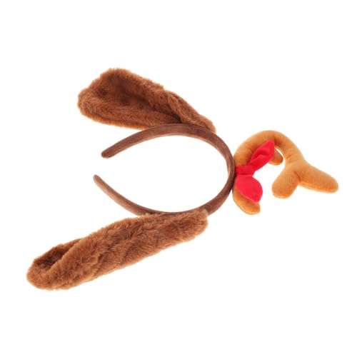 GLSTOY Tierische Haarschmuck-Accessoires Für Halloween Realistische Hundekopf-haarbänder Mit Knochen-Detail Für Karneval Und Tier-Cosplay-Feste von GLSTOY