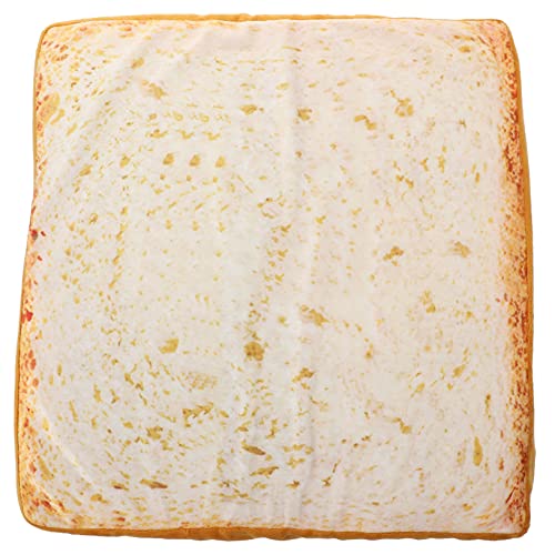 GLSTOY Brotkissen für Haustiere Geschmeidiges Brotwurfkissen Katzenbrot Schlafbett Abnehmbares Toastkissen Lustige Dekokissen für Haustierdekoration von GLSTOY