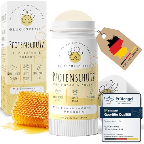GLÜCKSPFOTE Pfotenbalsam Stick&Dose (Stick 40 Ml) von GLÜCKSPFOTE