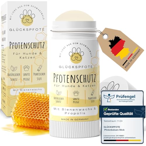 GLÜCKSPFOTE Pfotenbalsam Stick&Dose (Stick 40 Ml) von GLÜCKSPFOTE