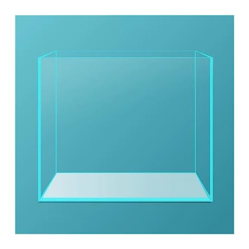 Aquarium Aquarium, transparentes Glas, ökologisches Aquarium, Aquarium, quadratisches Desktop-Aquarium, mittelgroßes Aquarium Aquarien (Size : D) von GLigeT