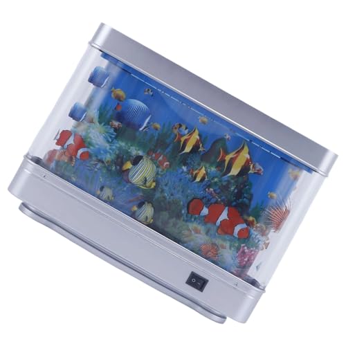 Baby Aquarium LED Fischlampe Für Schlafzimmer Und Büro Virtuelles Meer Bewegt Fischlicht Kinder Und Katzen Tragbare USB Fisch Origination von GMBYLBY