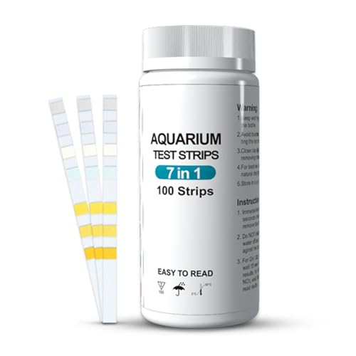 GMBYLBY 100PCS Aquarium Teststreifen Salzwasser Testset Süßwasser Salzwasser Aquarium Wassertest Zur Erkennung Der Qualität 7-in-1-Wasserteststreifen Für Leitungswasser Wasserteststreifen Aquarium GMBYLBY 100PCS Aquarium Teststreifen Salzwasser Testset Süßwasser Salzwasser Aquarium Wassertest Zur Erkennung Der Qualität 7-in-1-Wasserteststreifen Für Leitungswasser Wasserteststreifen Aquarium von GMBYLBY
