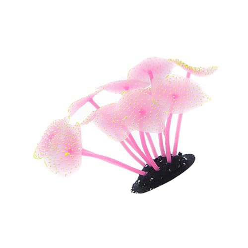 GMBYLBY Aquarium Decors Pflanzenschmuck Farbenfrohe Wasserpflanzentanks Landschaftsbau Leuchten Dunklen Künstlichen Pilz Aussehen Künstliche GMBYLBY Aquarium Decors Pflanzenschmuck Farbenfrohe Wasserpflanzentanks Landschaftsbau Leuchten Dunklen Künstlichen Pilz Aussehen Künstliche von GMBYLBY