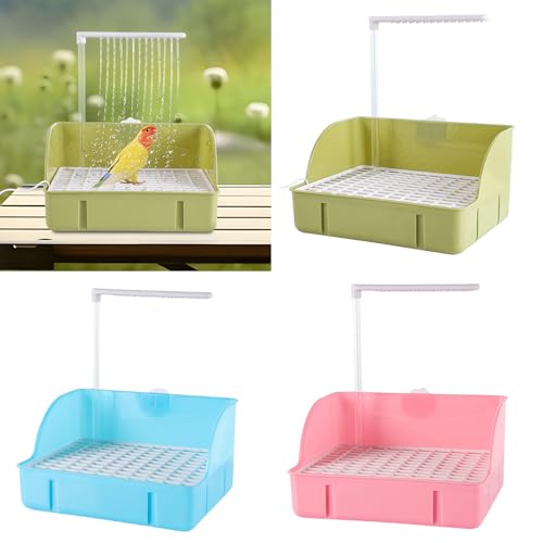 GMBYLBY Automatische Papageien Badewanne Vögel Duschstation Papageien Duschbox Essentielles Badezubehör Für Wellensittiche Und Tiervögel Vogelstation GMBYLBY Automatische Papageien Badewanne Vögel Duschstation Papageien Duschbox Essentielles Badezubehör Für Wellensittiche Und Tiervögel Vogelstation von GMBYLBY