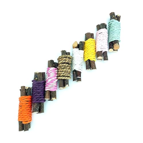 GMBYLBY Haustier Hamster Molar für Nagetiere, Grasschleifen, Kauspielzeug für Käfig, Hamster, Rennmäuse, Backenzähne Spielzeug, Rute, Haustier-Kauspielzeug GMBYLBY Haustier Hamster Molar für Nagetiere, Grasschleifen, Kauspielzeug für Käfig, Hamster, Rennmäuse, Backenzähne Spielzeug, Rute, Haustier-Kauspielzeug von GMBYLBY