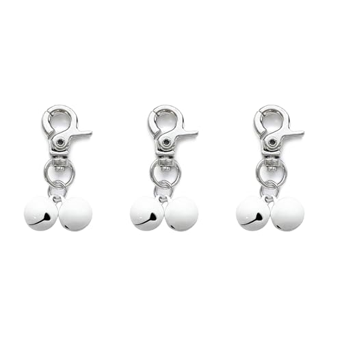 GMBYLBY Louddog Kragen Glocken Haustierkragen Zauber Jinglebells Anhänger Katzenclip Für Nachtaktivität Zubehör 3pcs Haustier Bells Accessoires von GMBYLBY