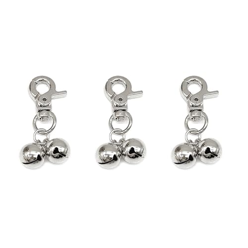 GMBYLBY Louddog Kragen Glocken Haustierkragen Zauber Jinglebells Anhänger Katzenclip Für Nachtaktivität Zubehör 3pcs Haustier Bells Accessoires von GMBYLBY