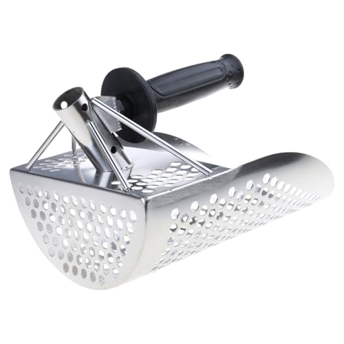 GMBYLBY Praktischer Sandschaufel Metalldetektorzubehör Edelstahl Sand Sifter Schaufel Zur Strandkompetenzgesundung GMBYLBY Praktischer Sandschaufel Metalldetektorzubehör Edelstahl Sand Sifter Schaufel Zur Strandkompetenzgesundung von GMBYLBY