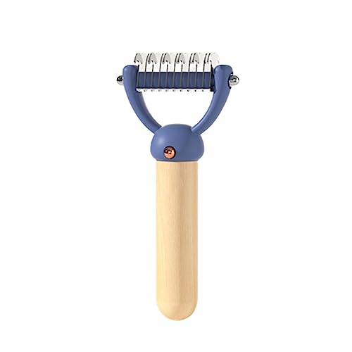 Haustiere Pflegepinsel 2 Seitig Professionellem Demating Comb Undertockel Effektives Entfernen Von Knoten Für Katzen Hunde Haustiere Pinsel Undertuflähte Demating Comb Shedding Short Hair Long von GMBYLBY