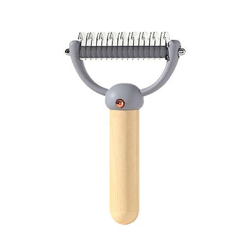 Haustiere Pflegepinsel 2 Seitig Professionellem Demating Comb Undertockel Effektives Entfernen Von Knoten Für Katzen Hunde Haustiere Pinsel Undertuflähte Demating Comb Shedding Short Hair Long von GMBYLBY