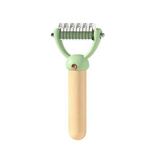 Haustiere Pflegepinsel 2 Seitig Professionellem Demating Comb Undertockel Effektives Entfernen Von Knoten Für Katzen Hunde Haustiere Pinsel Undertuflähte Demating Comb Shedding Short Hair Long von GMBYLBY