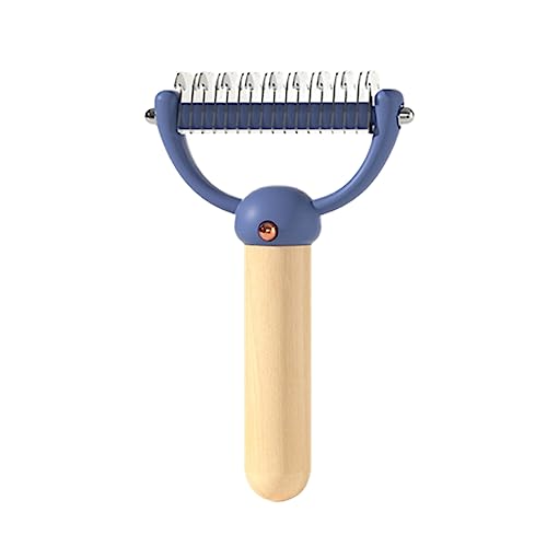 Haustiere Pflegepinsel 2 Seitig Professionellem Demating Comb Undertockel Effektives Entfernen Von Knoten Für Katzen Hunde Haustiere Pinsel Undertuflähte Demating Comb Shedding Short Hair Long von GMBYLBY