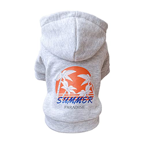 Hund Hoodies Haustier Kleidung Graue Kleidungsstücke Frühlingsjacken Palmdruck Mantel Süße Kleidung Für Welpen Shih Tzu 5 Größe Hund Hoodies Haustier Kleidung Graue Kleidungsstücke Frühlingsjacken Palmdruck Mantel Süße Kleidung Für Welpen Shih Tzu 5 Größe von GMBYLBY