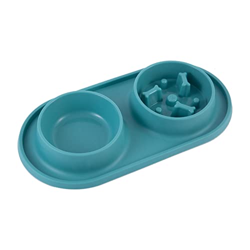 Hunde Schüssel Hochgezogene Katzenfutterschalen 2 In 1 Haustiernahrung Feeder Mit Wasserbrunnen Multikolen Langsame Essschüssel Katzenwasserspender Hunde Schüssel Hochgezogene Katzenfutterschalen 2 In 1 Haustiernahrung Feeder Mit Wasserbrunnen Multikolen Langsame Essschüssel Katzenwasserspender von GMBYLBY