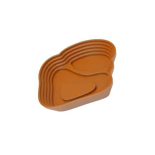 Reptilien-Wasserschale, mehrstufiges Einweichbecken für Schildkröten, Fütterung, Baden, Lebensraum, Wasserschale mit Rampen, Reptilien, Sonnenbaden und Futterstation von GMBYLBY