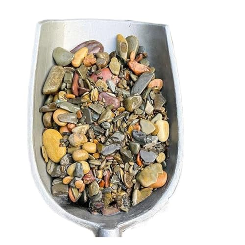 GMGQJST Aquarium Steine 100/200/500g Aquariumboden Sandstein Aquarium Landschaft Native Stream Natursandstein Garten DIY Zubehör Dekorationen(1-50mm,500g) von GMGQJST