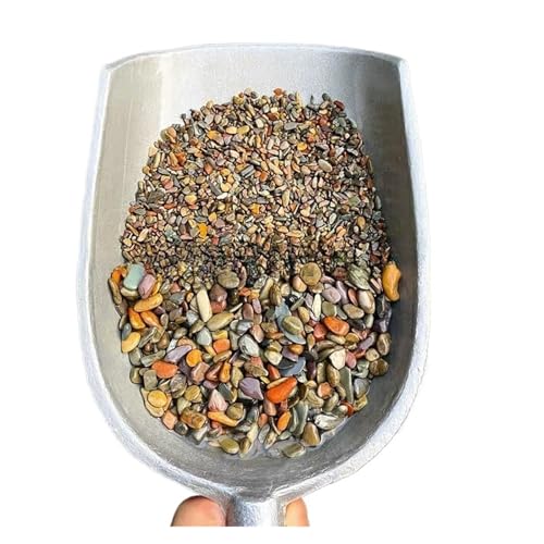 GMGQJST Aquarium Steine 100/200/500g Aquariumboden Sandstein Aquarium Landschaft Native Stream Natursandstein Garten DIY Zubehör Dekorationen(2-8mm,500g) von GMGQJST