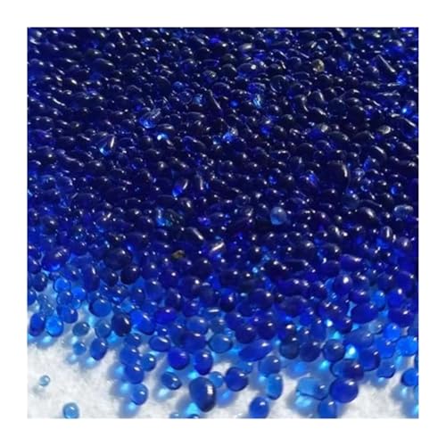 GMGQJST Aquarium Steine 100 g Mikro-Landschafts-Aquarium, Hydrokultur-Pflanzendekoration, Landschaftsbau, Glasperlen, Glas, Sand, Flusssand, gelber Stein(Color-08) von GMGQJST
