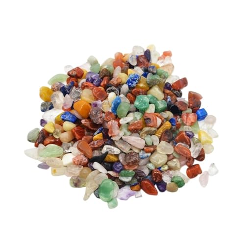 GMGQJST Aquarium Steine 150g 100g Aquarium Dekoration Stein Aquarium Hintergrund Bunte Kristall Rock Kies Hausgarten Dekor Zubehör 7-9mm(Colorful,100g) von GMGQJST