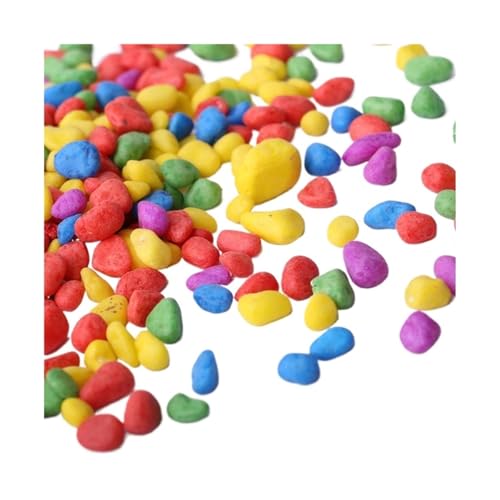 GMGQJST Aquarium Steine 250g Kristallsand Aquariumboden Sand Landschaftsbau Dekostein Aquarium Aquatischer Sand Schildkrötensand Dekorationen(Colorful) von GMGQJST