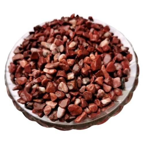 GMGQJST Aquarium Steine 500 g Kristallsand for Aquarien, Bodensand, Landschaftsbau, dekorativer Stein, for Aquarien, Wassersand, Schildkrötensand, Dekorationen(5-8mm red Sands) von GMGQJST
