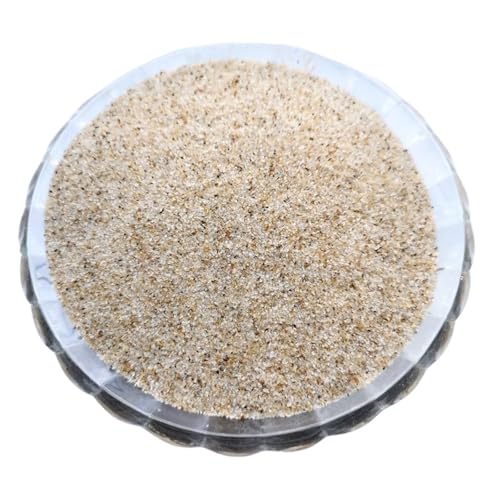 GMGQJST Aquarium Steine 500 g Kristallsand for Aquarien, Bodensand, Landschaftsbau, dekorativer Stein, for Aquarien, Wassersand, Schildkrötensand, Dekorationen(Style A 0.2-0.5mm) von GMGQJST