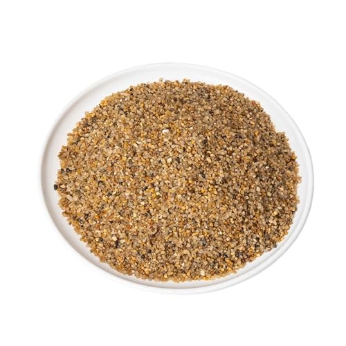 GMGQJST Aquarium Steine 500g Aquarium Boden Sand Aquarium Landschaft Zubehör Topfpflanzen DIY Wohnkultur Landschaft Garten Natürliche Kies Stein(Style B 1-2mm) von GMGQJST
