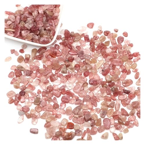 GMGQJST Aquarium Steine Steine, Kies, Kristalle, Splitter, Quarz, Mineralien, Reiki, Heilung, Trommelachat, Probe, Edelsteine, Heimdekoration, Aquarium, DIY-Handwerk(Color23,50g) von GMGQJST