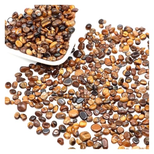 GMGQJST Aquarium Steine Steine, Kies, Kristalle, Splitter, Quarz, Mineralien, Reiki, Heilung, Trommelachat, Probe, Edelsteine, Heimdekoration, Aquarium, DIY-Handwerk(Color24,100g) von GMGQJST