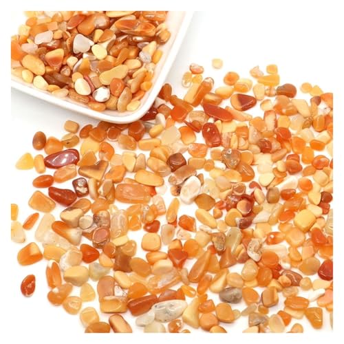 GMGQJST Aquarium Steine Steine, Kies, Kristalle, Splitter, Quarz, Mineralien, Reiki, Heilung, Trommelachat, Probe, Edelsteine, Heimdekoration, Aquarium, DIY-Handwerk(Color26,50g) von GMGQJST
