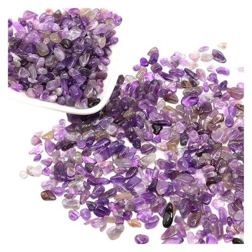 GMGQJST Aquarium Steine Steine, Kies, Kristalle, Splitter, Quarz, Mineralien, Reiki, Heilung, Trommelachat, Probe, Edelsteine, Heimdekoration, Aquarium, DIY-Handwerk(Color3,100g) von GMGQJST