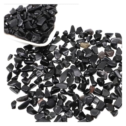 GMGQJST Aquarium Steine Steine, Kies, Kristalle, Splitter, Quarz, Mineralien, Reiki, Heilung, Trommelachat, Probe, Edelsteine, Heimdekoration, Aquarium, DIY-Handwerk(Color7,100g) von GMGQJST