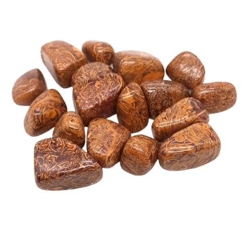 GMGQJST Aquarium Steine Trommelsteine, Massenerz, Kies, Probe, Heilkristalle, Quarz, Energieedelsteine, Mineralien, Aquarium, Garten, Heimdekoration(Color14,500g) von GMGQJST