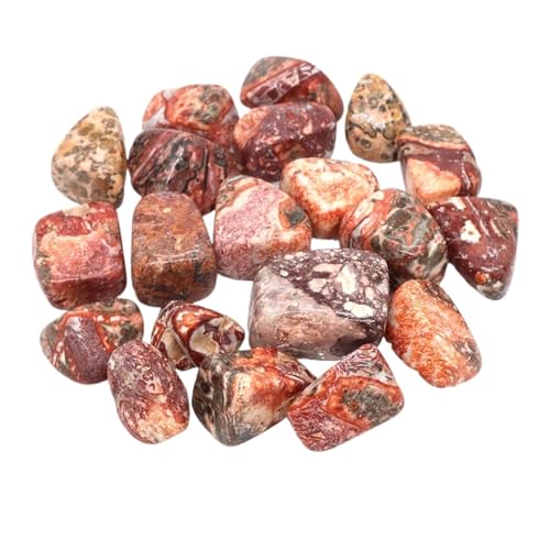 GMGQJST Aquarium Steine Trommelsteine, Massenerz, Kies, Probe, Heilkristalle, Quarz, Energieedelsteine, Mineralien, Aquarium, Garten, Heimdekoration(Color19,200g) von GMGQJST
