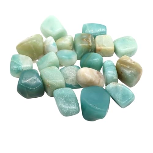 GMGQJST Aquarium Steine Trommelsteine, Massenerz, Kies, Probe, Heilkristalle, Quarz, Energieedelsteine, Mineralien, Aquarium, Garten, Heimdekoration(Color2,500g) von GMGQJST