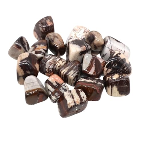 GMGQJST Aquarium Steine Trommelsteine, Massenerz, Kies, Probe, Heilkristalle, Quarz, Energieedelsteine, Mineralien, Aquarium, Garten, Heimdekoration(Color22,200g) von GMGQJST