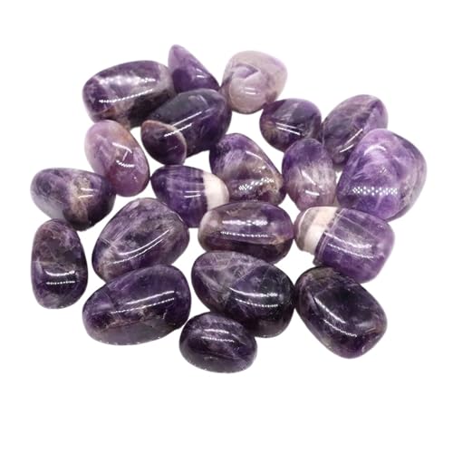 GMGQJST Aquarium Steine Trommelsteine, Massenerz, Kies, Probe, Heilkristalle, Quarz, Energieedelsteine, Mineralien, Aquarium, Garten, Heimdekoration(Color3,200g) von GMGQJST