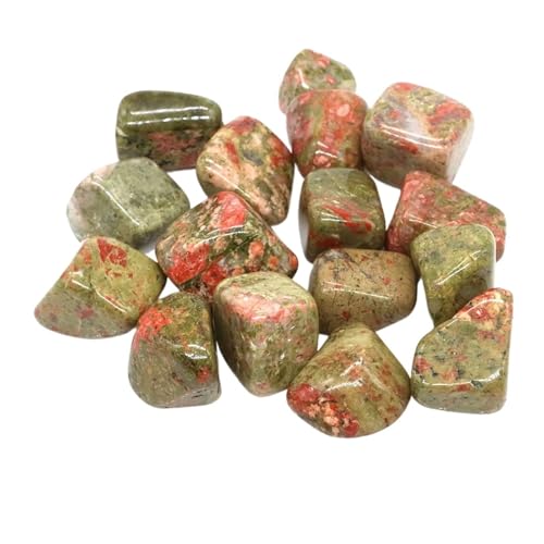GMGQJST Aquarium Steine Trommelsteine, Massenerz, Kies, Probe, Heilkristalle, Quarz, Energieedelsteine, Mineralien, Aquarium, Garten, Heimdekoration(Color35,100g) von GMGQJST