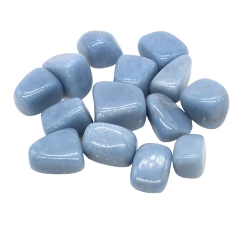 GMGQJST Aquarium Steine Trommelsteine, Massenerz, Kies, Probe, Heilkristalle, Quarz, Energieedelsteine, Mineralien, Aquarium, Garten, Heimdekoration(Color5,50g) von GMGQJST