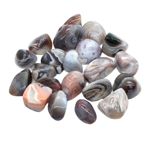 GMGQJST Aquarium Steine Trommelsteine, Massenerz, Kies, Probe, Heilkristalle, Quarz, Energieedelsteine, Mineralien, Aquarium, Garten, Heimdekoration(Color9,500g) von GMGQJST