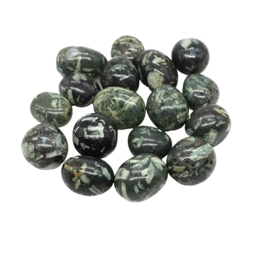 GMGQJST Aquarium Steine Unregelmäßige Trommelsteinlandschaft Jaspis Reiki Heilkristall Energie Quarz Mineralprobe Aquarium Hausgarten Dekor(Color15,200g) von GMGQJST