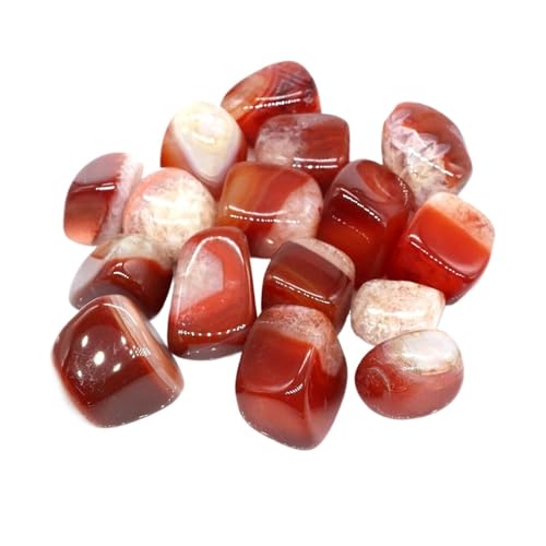 GMGQJST Aquarium Steine Unregelmäßige Trommelsteinlandschaft Jaspis Reiki Heilkristall Energie Quarz Mineralprobe Aquarium Hausgarten Dekor(Color26,100g) von GMGQJST