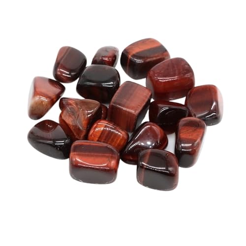 GMGQJST Aquarium Steine Unregelmäßige Trommelsteinlandschaft Jaspis Reiki Heilkristall Energie Quarz Mineralprobe Aquarium Hausgarten Dekor(Color27,100g) von GMGQJST